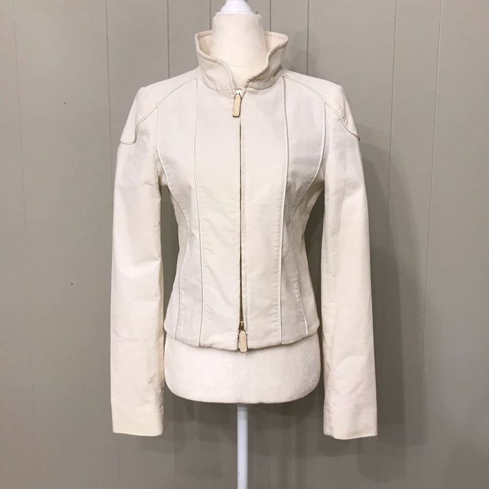 Gucci Velvet Cream Jacket